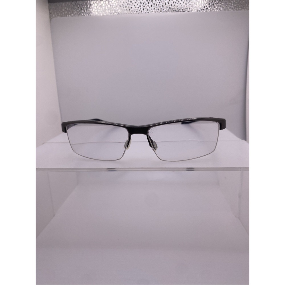 Nike Eyeglasses FRAME ONLY 6050 Half Rim 55-14-145 Black 890